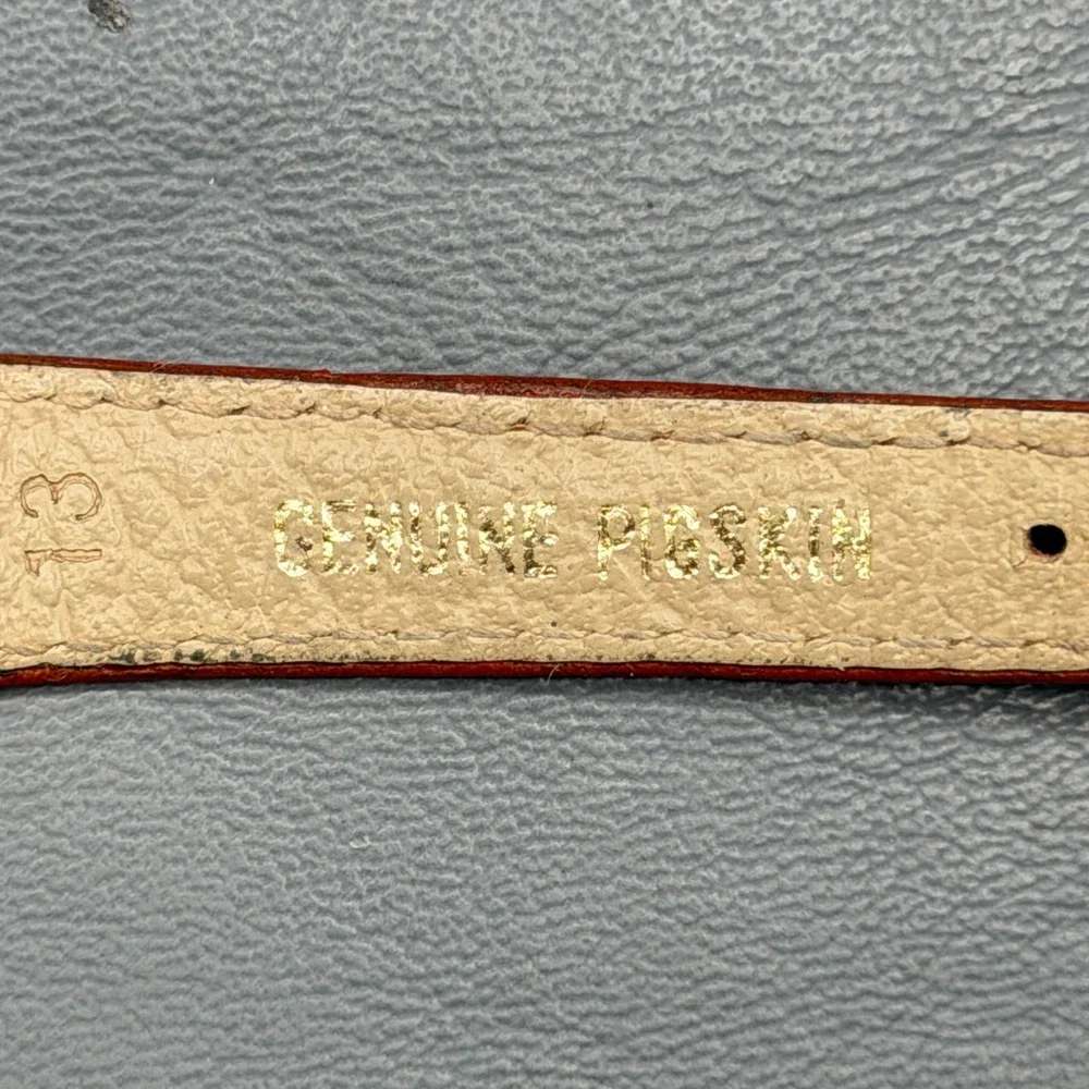 Vintage Timex 364 T Cell Sun & Moon Japan Genuine Pigskin Strap Dead Battery
